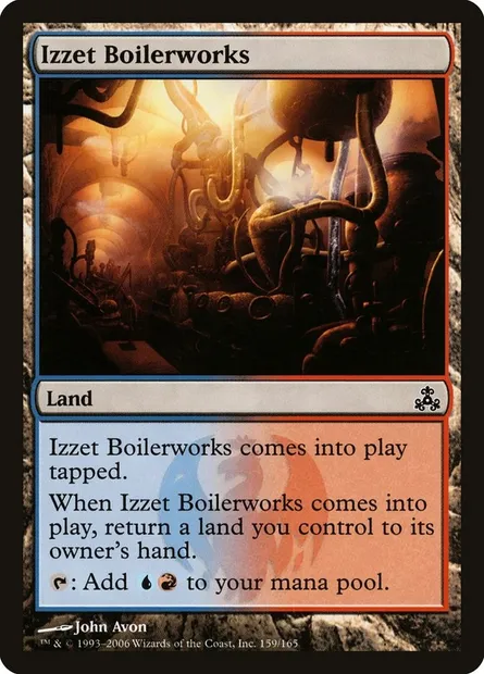Izzet Boilerworks, Magic card GPT 159 — Guildpact set