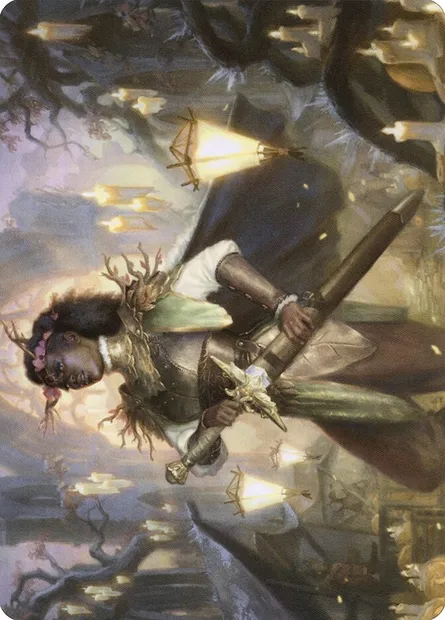 Sungold Sentinel // Sungold Sentinel, Magic card AMID 20 — Midnight Hunt Art Series set