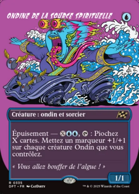Ondine de la source spirituelle, carte Magic DFT 335 — extension Aetherdrift