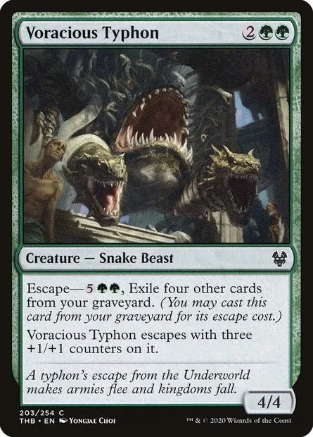 Voracious Typhon, Magic card THB 203 — Theros Beyond Death set