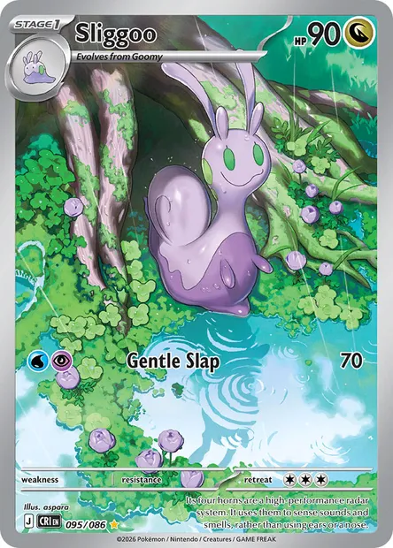 Sliggoo, Pokémon card CRI 095 — Chaos Rising set