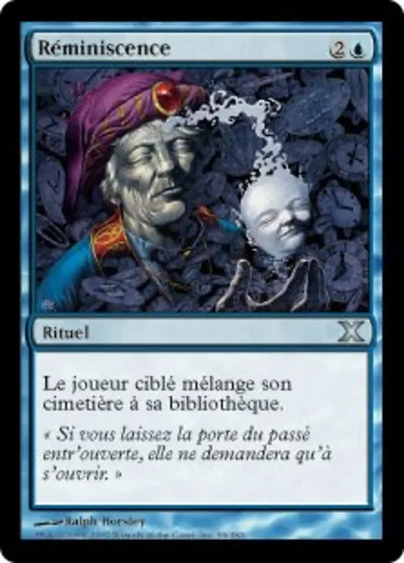 Réminiscence, carte Magic 10E 99 — extension Dixième édition