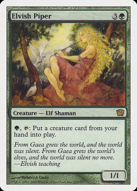 Elvish Piper, Magic card 9ED 239 — Ninth Edition set