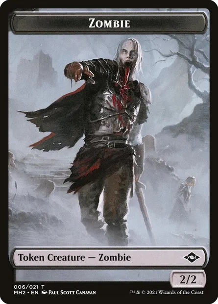 Zombie, Magic card TMH2 6 — Modern Horizons 2 Tokens set
