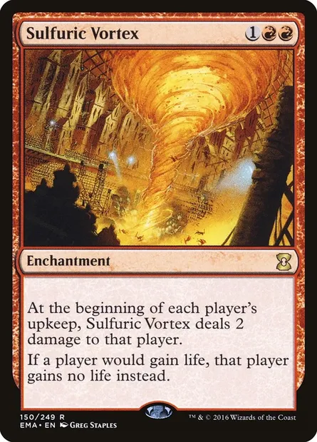 Sulfuric Vortex, Magic card EMA 150 — Eternal Masters set