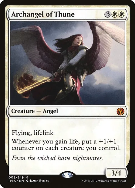 Archange de Thiune, carte Magic IMA 8 — extension Iconic Masters