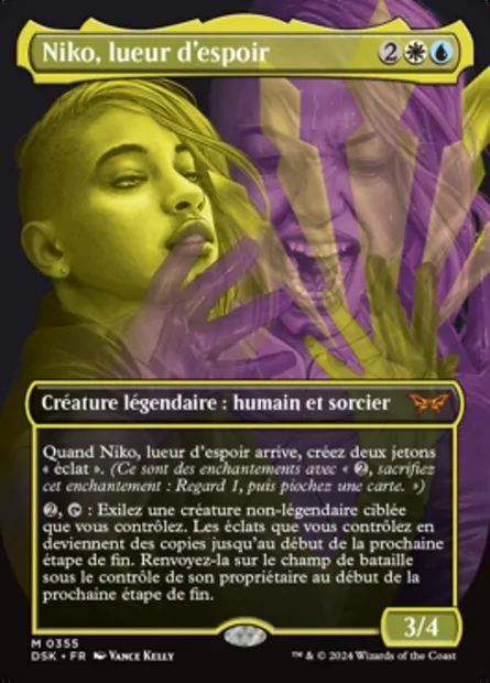 Niko, lueur d'espoir, carte Magic DSK 355 — extension Duskmourn: House of Horror