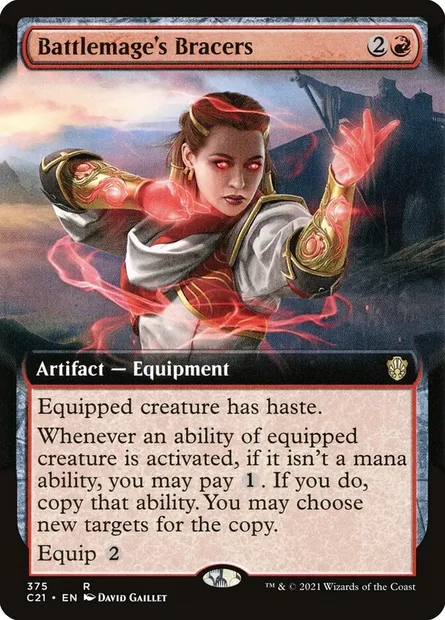 Battlemage's Bracers, Magic card C21 375 — Commander 2021 set