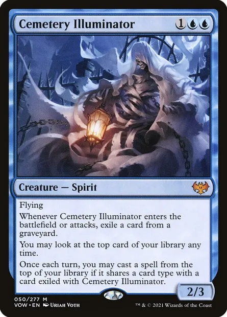 Cemetery Illuminator, Magic card VOW 50 — Innistrad: Crimson Vow set