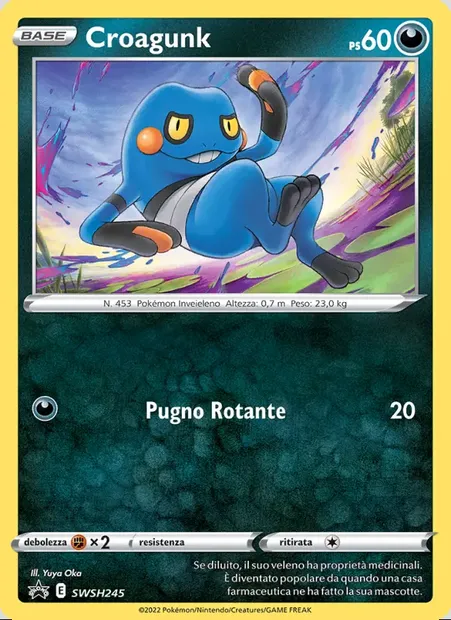 Cradopaud, carte Pokémon SWSH 245 — extension Promo SWSH