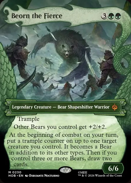 Beorn the Fierce, Magic card HOB 230 — The Hobbit set