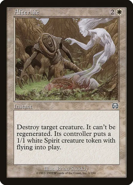 Afterlife, Magic card MMQ 1 — Mercadian Masques set