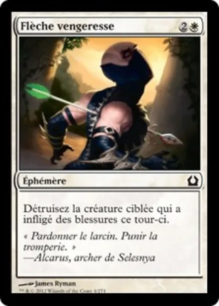 Flèche vengeresse, carte Magic RTR 4 — extension Retour à Ravnica