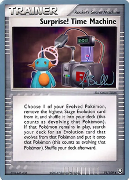 Surprise! Time Machine, carte Pokémon WCD06 091 — extension World Championship Decks 2006