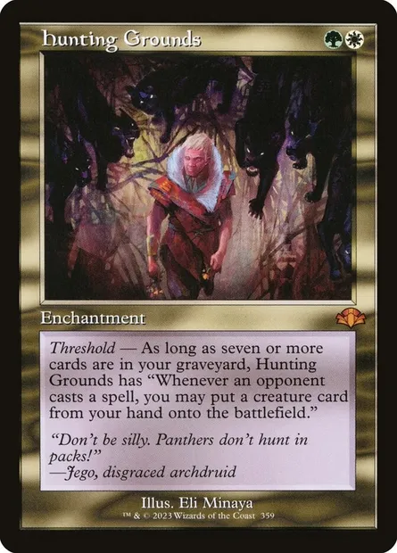 Hunting Grounds, Magic card DMR 359 — Dominaria Remastered set