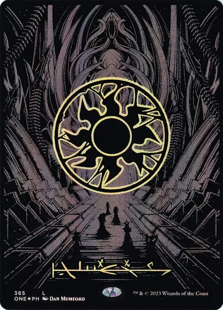 Plains, Magic card ONE 365 — Phyrexia: All Will Be One set