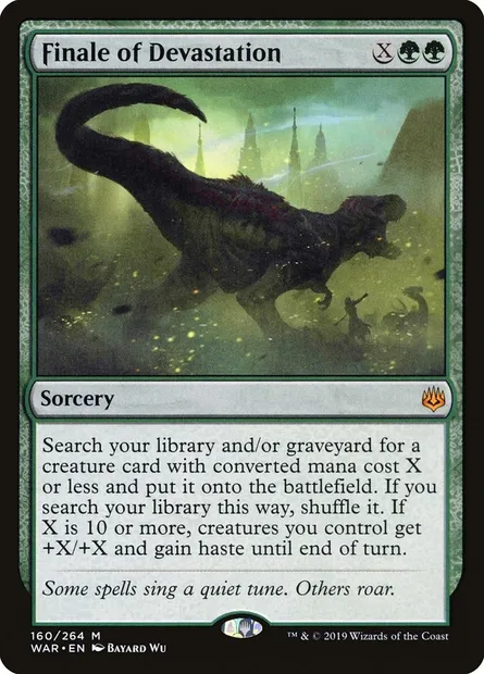 Finale of Devastation, Magic card WAR 160 — War of the Spark set