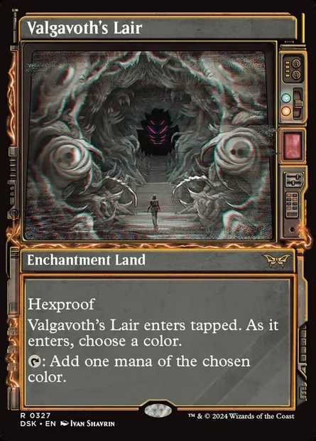 Valgavoth's Lair, Magic card DSK 327 — Duskmourn: House of Horror set