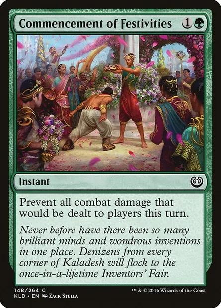 Commencement of Festivities, Magic card KLD 148 — Kaladesh set