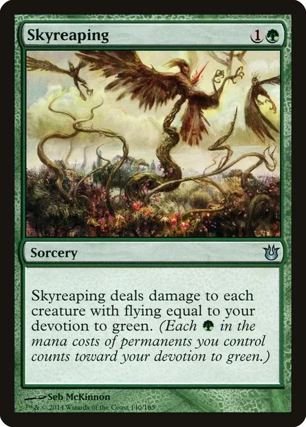 Skyreaping, Magic card BNG 140 — Born of the Gods set