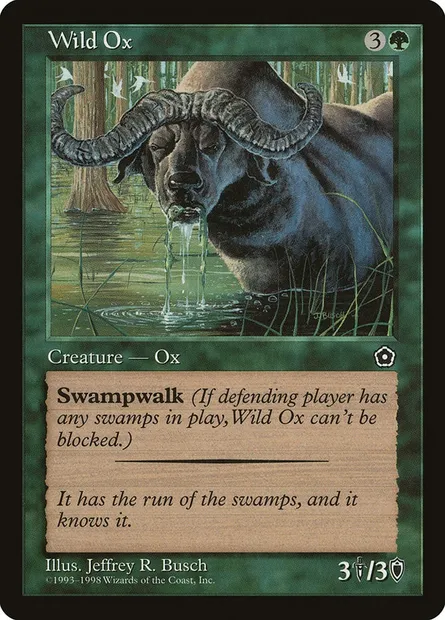 Wild Ox, Magic card P02 150 — Portal Second Age set