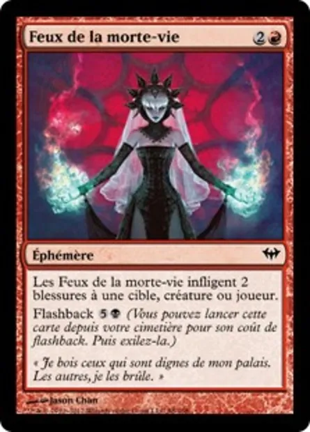 Feux de la morte-vie, carte Magic DKA 88 — extension Obscure Ascension