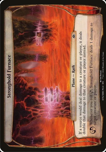 Stronghold Furnace, Magic card OPCA 75 — Planechase Anthology Planes set