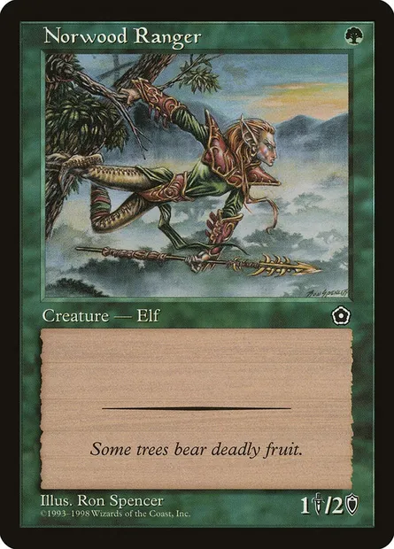 Norwood Ranger, Magic card P02 138 — Portal Second Age set