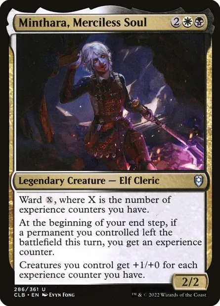Minthara, Merciless Soul, Magic card CLB 286 — Commander Legends: Battle for Baldur's Gate set