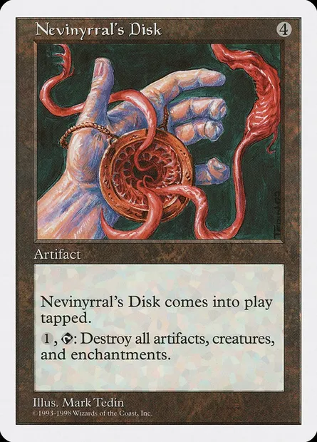 Nevinyrral's Disk, Magic card ATH 69 — Anthologies set