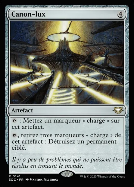 Canon-lux, carte Magic EOC 141 — extension Edge of Eternities Commander