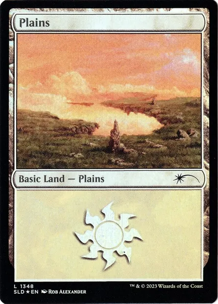 Plains, Magic card SLD 1348 — Secret Lair Drop set