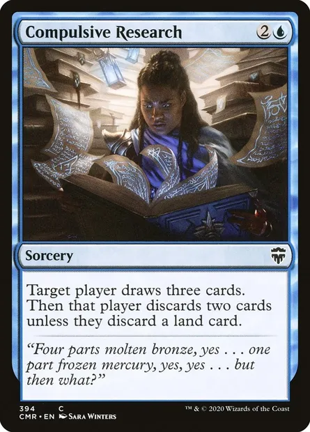 Compulsive Research, Magic card CMR 394 — Commander Legends set
