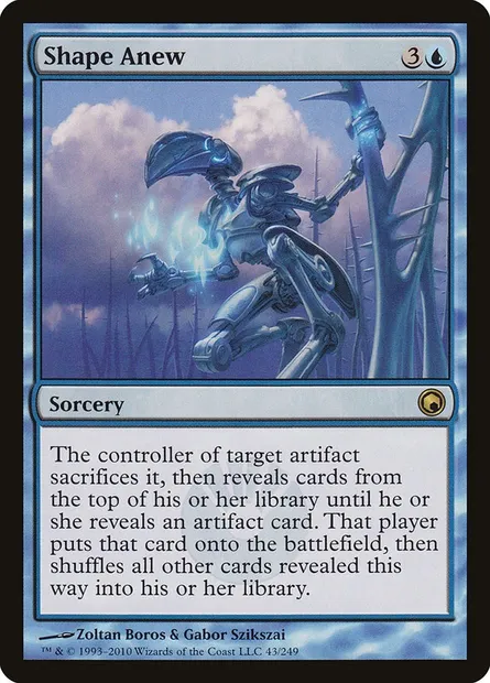 Shape Anew, Magic card SOM 43 — Scars of Mirrodin set