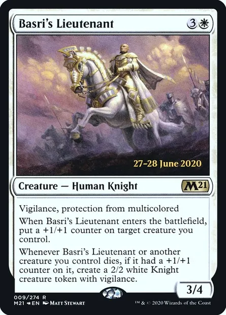 Basri's Lieutenant, Magic card PM21 9s — Core Set 2021 Promos set