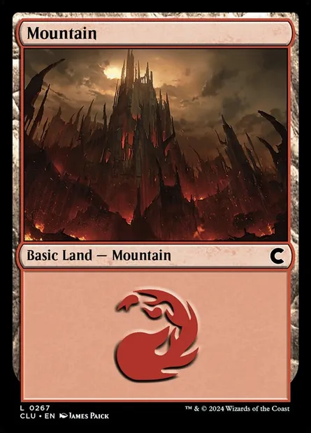 Mountain, Magic card CLU 267 — Ravnica: Clue Edition set