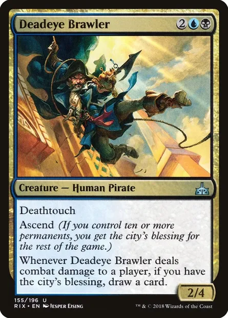 Deadeye Brawler, Magic card RIX 155 — Rivals of Ixalan set