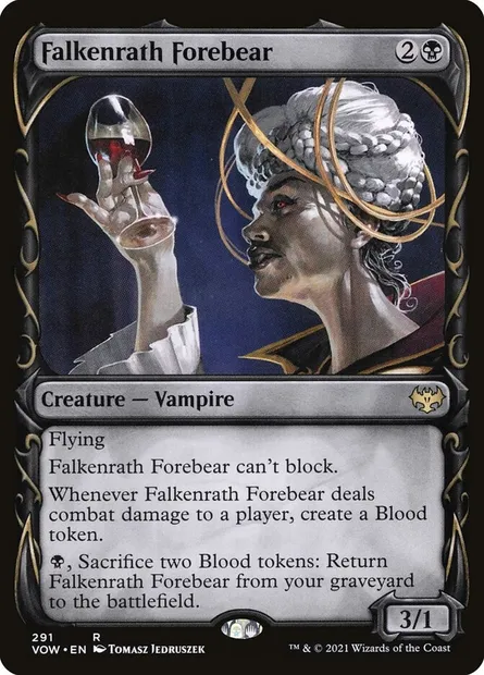 Falkenrath Forebear, Magic card VOW 291 — Innistrad: Crimson Vow set