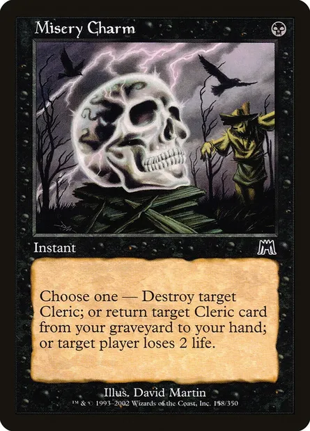 Fétiche de misère, carte Magic ONS 158 — extension Carnage
