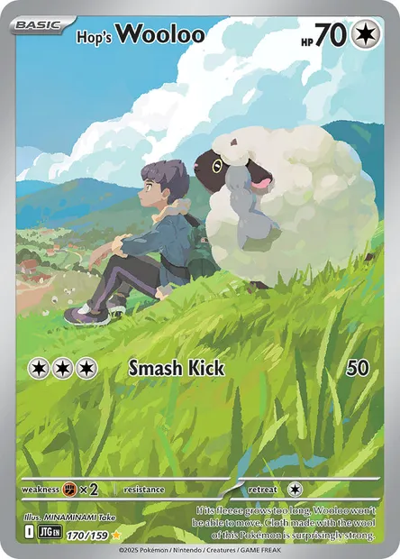 Hop's Wooloo, Pokémon card JTG 170 — Journey Together set