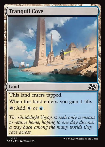 Tranquil Cove, Magic card DFT 267 — Aetherdrift set