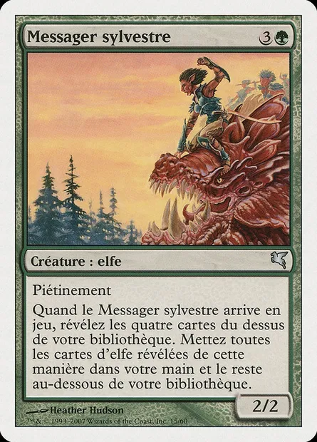 Sylvan Messenger, Magic card PSAL B15 — Salvat 2005 set