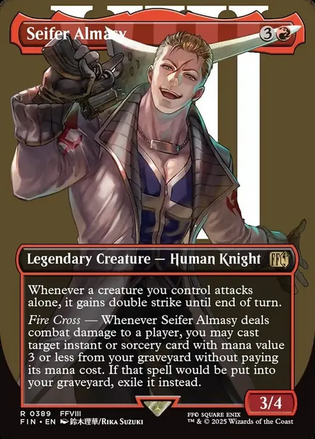 Seifer Almasy, Magic card FIN 389 — Final Fantasy set