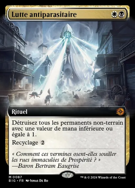 Lutte antiparasitaire, carte Magic BIG 87 — extension The Big Score
