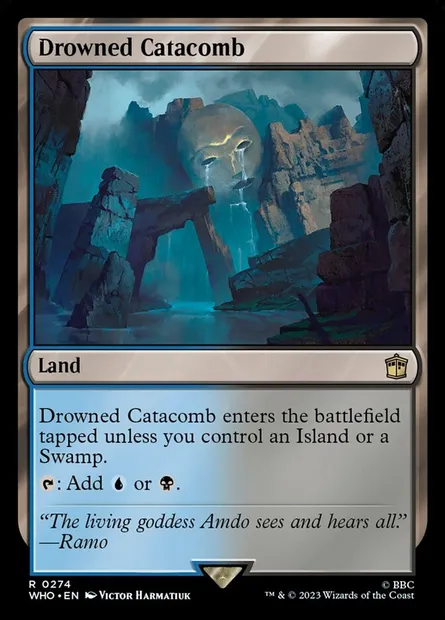 Drowned Catacomb, Magic card WHO 274 — Doctor Who set