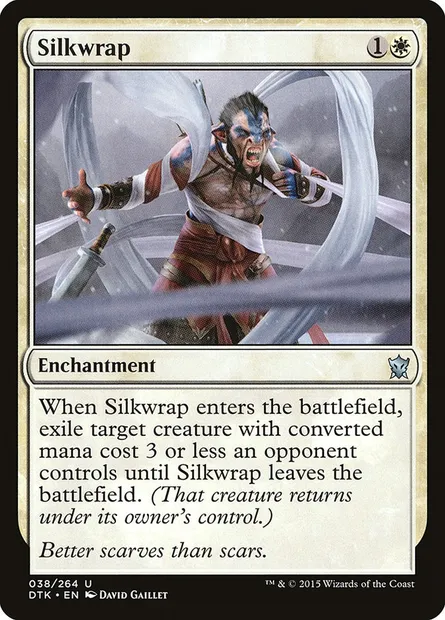 Silkwrap, Magic card DTK 38 — Dragons of Tarkir set