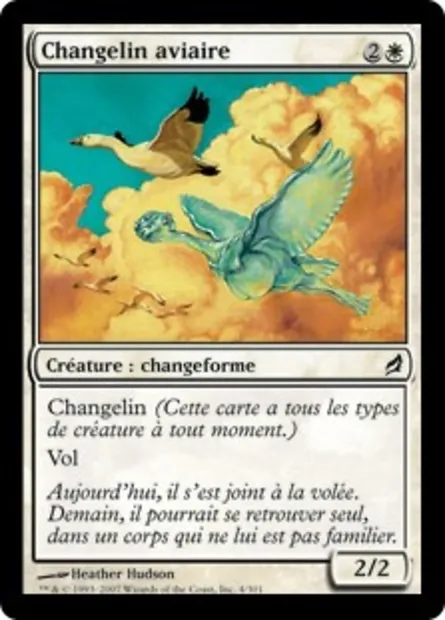 Changelin aviaire, carte Magic LRW 4 — extension Lorwyn