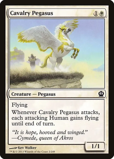 Cavalry Pegasus, Magic card THS 2 — Theros set