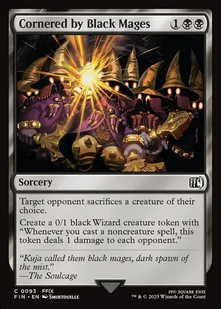 Cornered by Black Mages, Magic card FIN 93 — Final Fantasy set