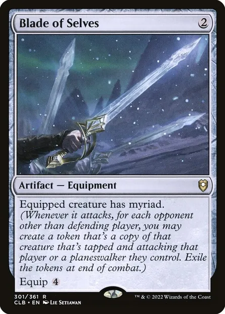 Blade of Selves, Magic card CLB 301 — Commander Legends: Battle for Baldur's Gate set
